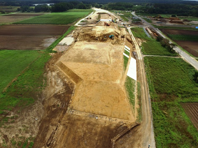 国道279号道路改良工事