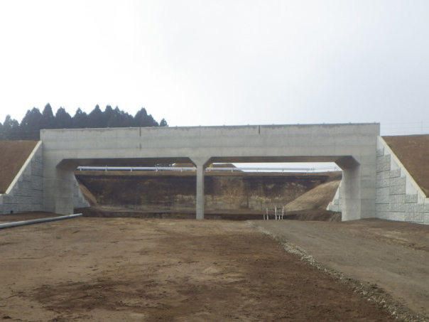 山ノ外南地区道路改良工事