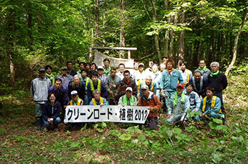 クリーンロード・植樹2012